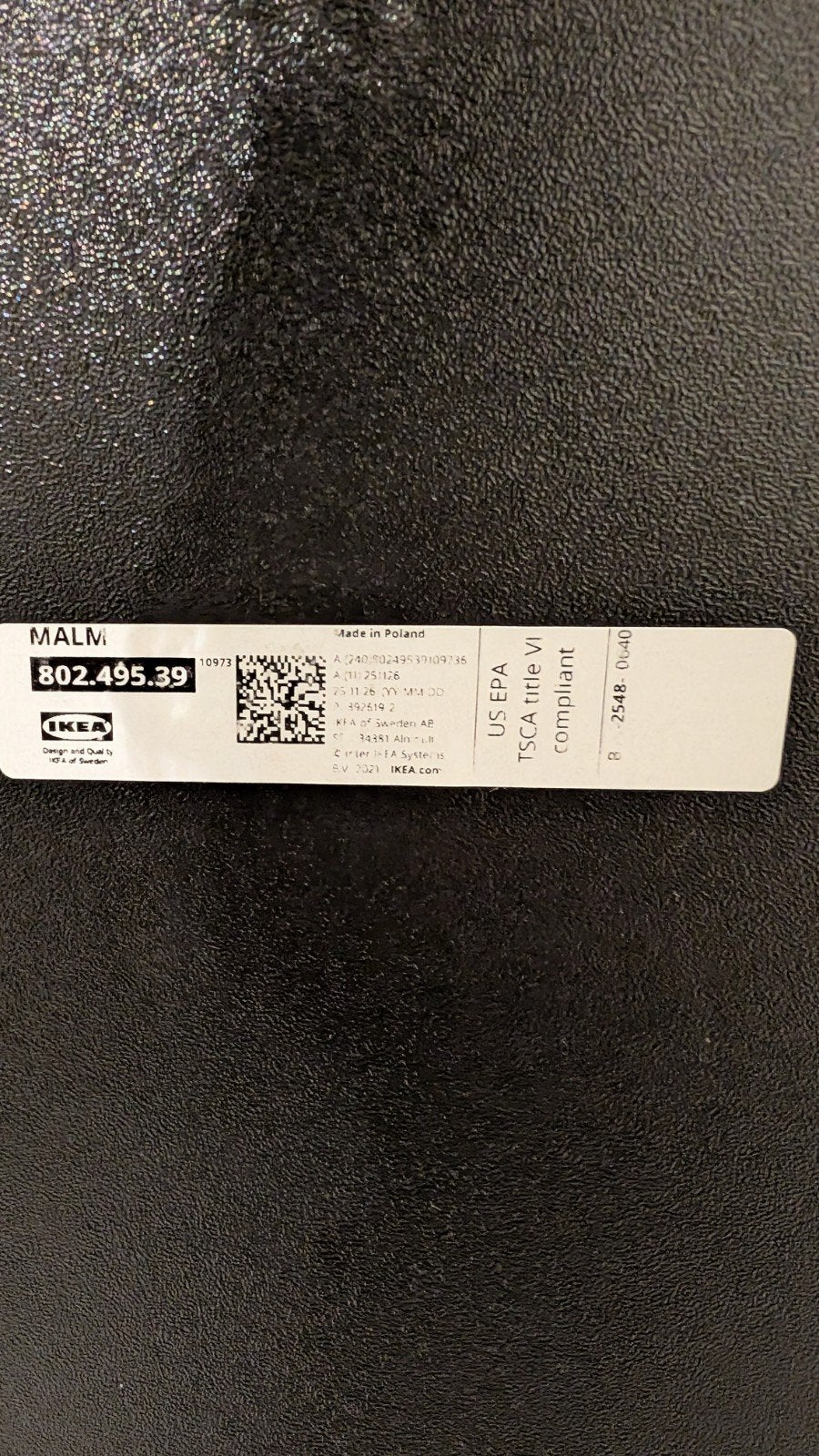 IKEA MALM Bedopbergboxen - Zwart (2 stuks), Ophalen