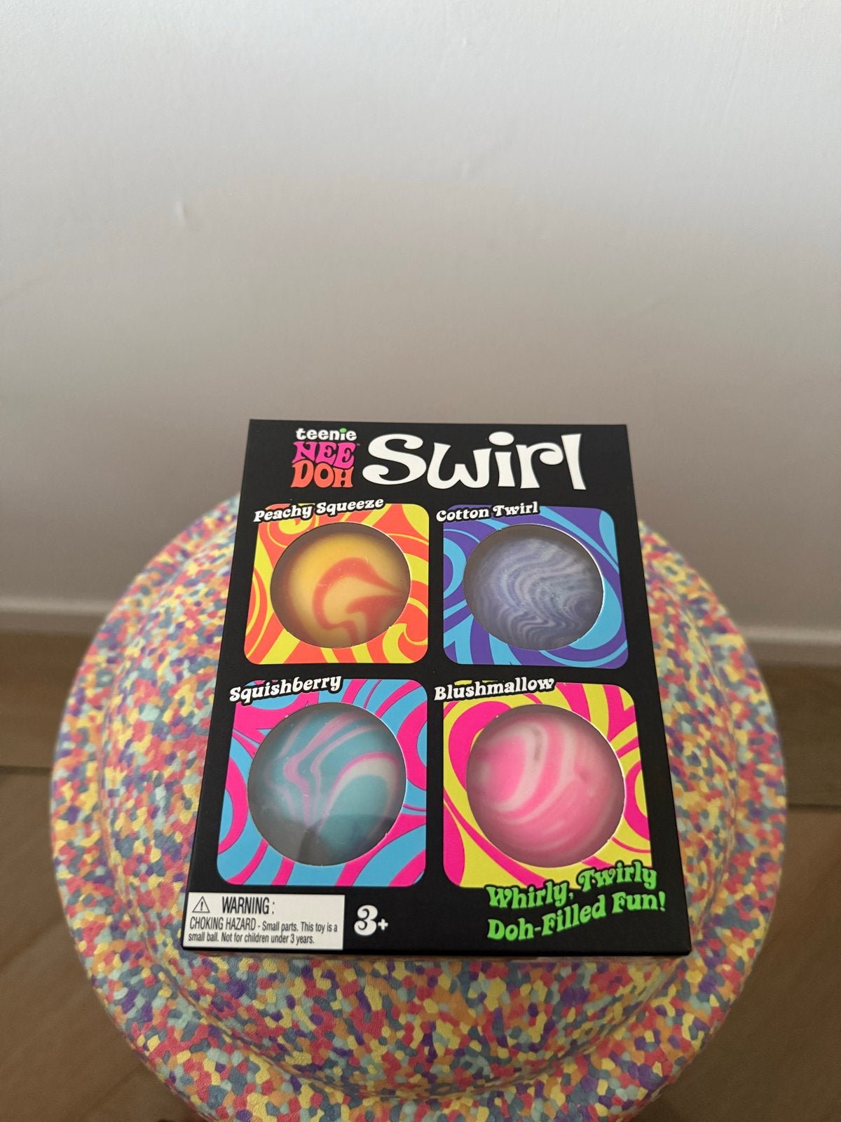 NeeDoh Swirl Teenie Set (4 stuks) - Origineel, Ophalen of Verzenden, Nieuw, Jongen of Meisje