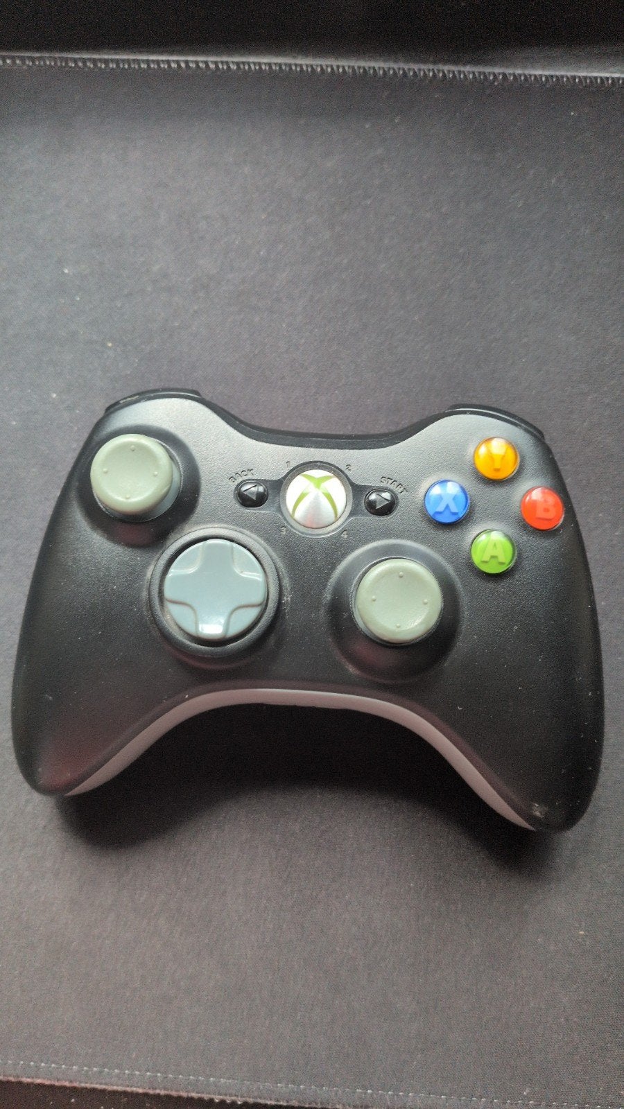 Xbox 360 Controller - Zwart, Draadloos, Spelcomputers en Games, Spelcomputers | Xbox | Accessoires, Gebruikt, Xbox 360, Controller