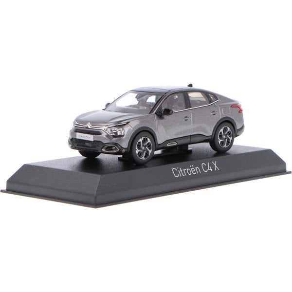 Citroen C4 X 2023 Platinum Grijs Model 1/43 Norev 155481, Auto, Norev, Ophalen of Verzenden, Norev