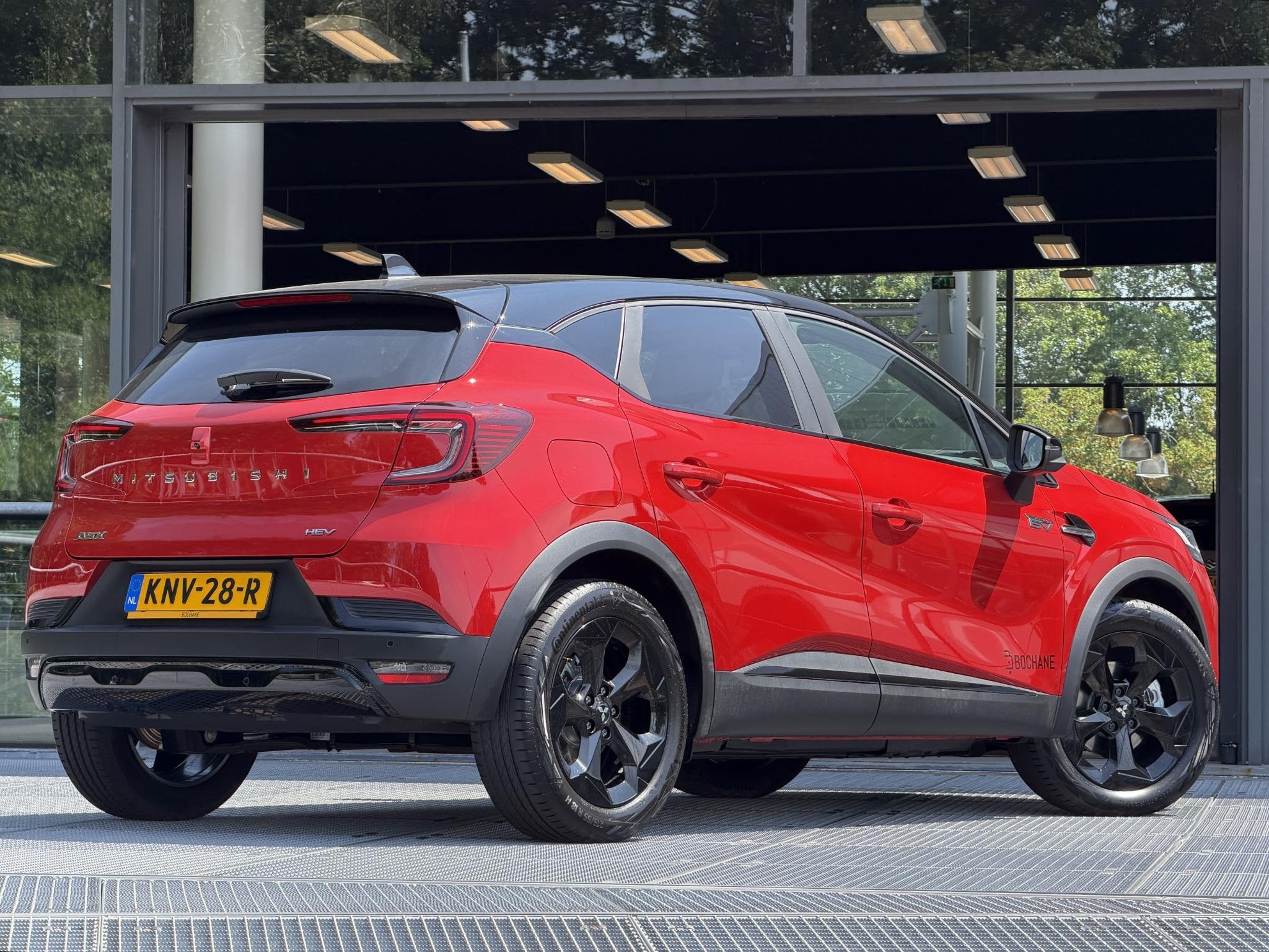 Mitsubishi ASX 1.8 HEV AT Black Edition | DEMO |, Stof, Electronic Stability Program (ESP), Euro 6, 4 cilinders