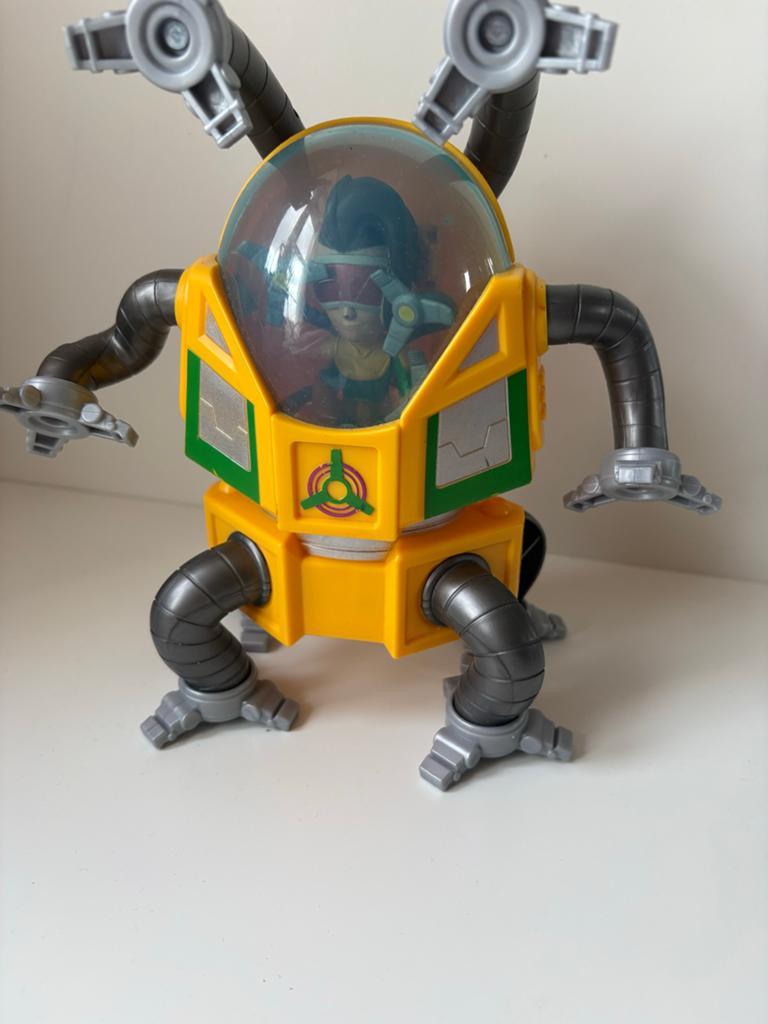 Spider-Man Doc Ock speelfiguur met robot, Ophalen of Verzenden, Gebruikt