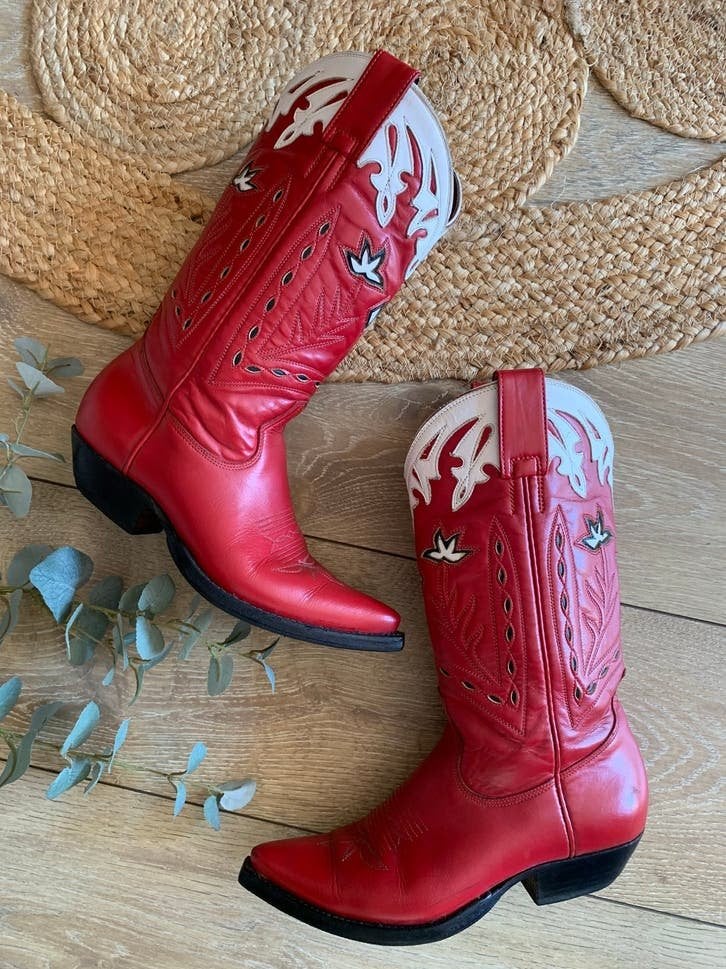 Mexicana cowboylaarzen 38 western boots bohemian laarzen, Hoge laarzen, -, -, Ophalen of Verzenden