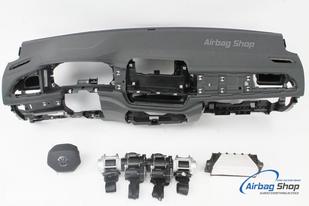 Airbag set Dashboard stiksel lift Volkswagen T-roc 2017-..., Gebruikt, Ophalen of Verzenden