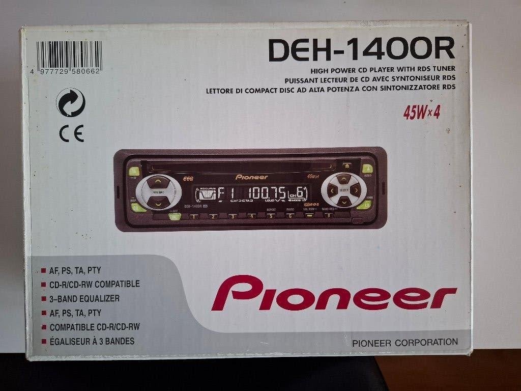 Pioneer DEH 1400R  Autoradio CCD speler, Ophalen of Verzenden, Gebruikt
