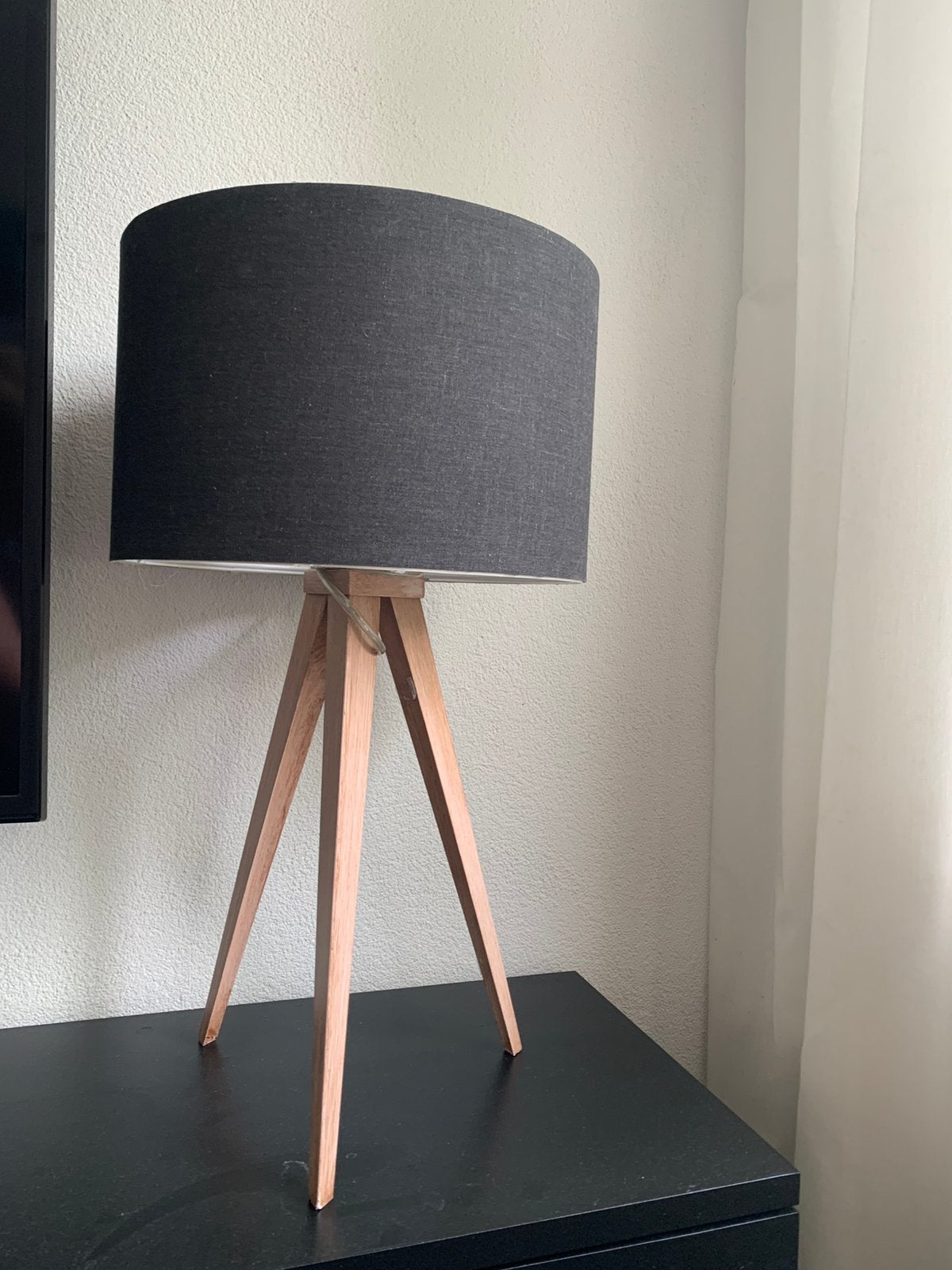 Tafellamp Tripod/ driepoot, Ophalen of Verzenden, Zo goed als nieuw