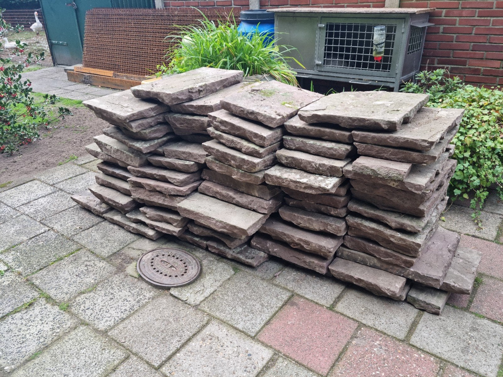 MEGA PARTIJ kwaliteit flagstones - leisteen flagstone waterv, Ophalen, Overige typen, Nieuw, Leisteen
