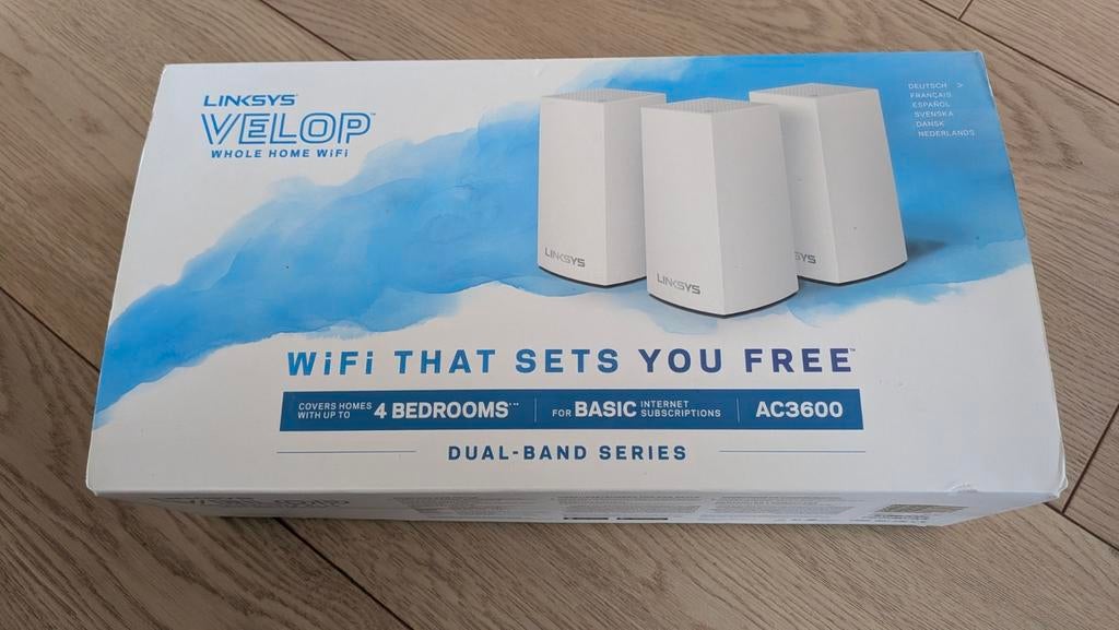 Linksys Velop AC3600 Home WiFi Mesh Systeem, Ophalen, Zo goed als nieuw, Router, Linksys