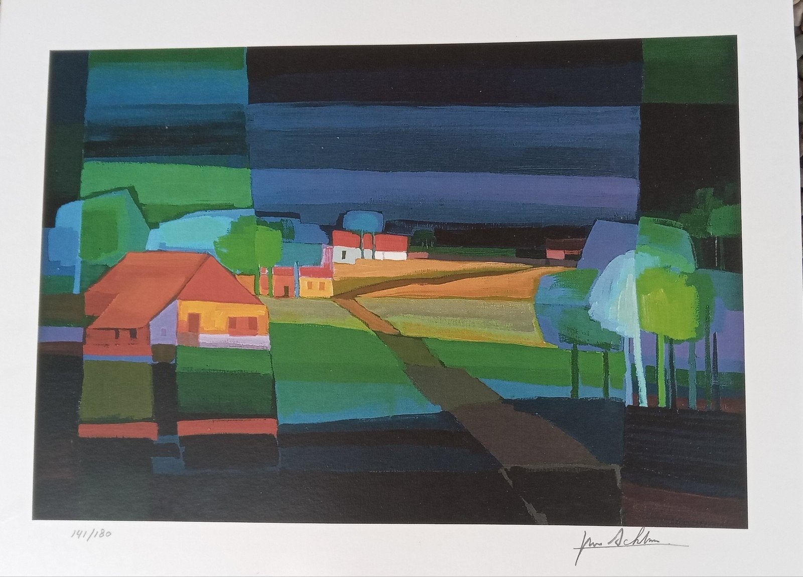 Ton Schulten Lithografie ', Ophalen of Verzenden
