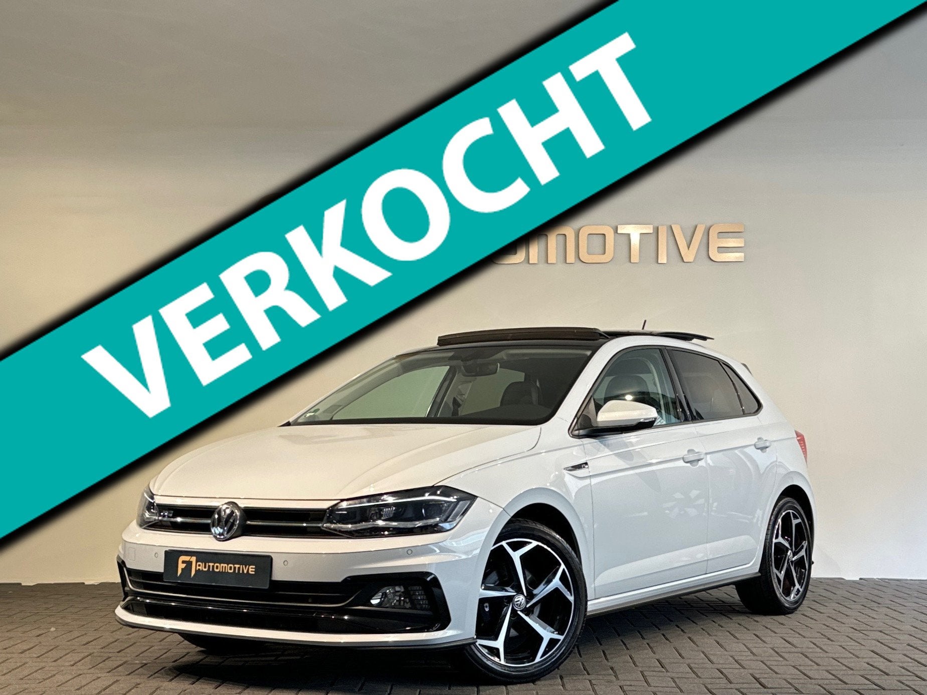 Volkswagen POLO 1.0 TSI Highline Pano|CarPlay|Blindspot, Auto's, Dealer onderhouden, 116 pk, Wit, Bedrijf