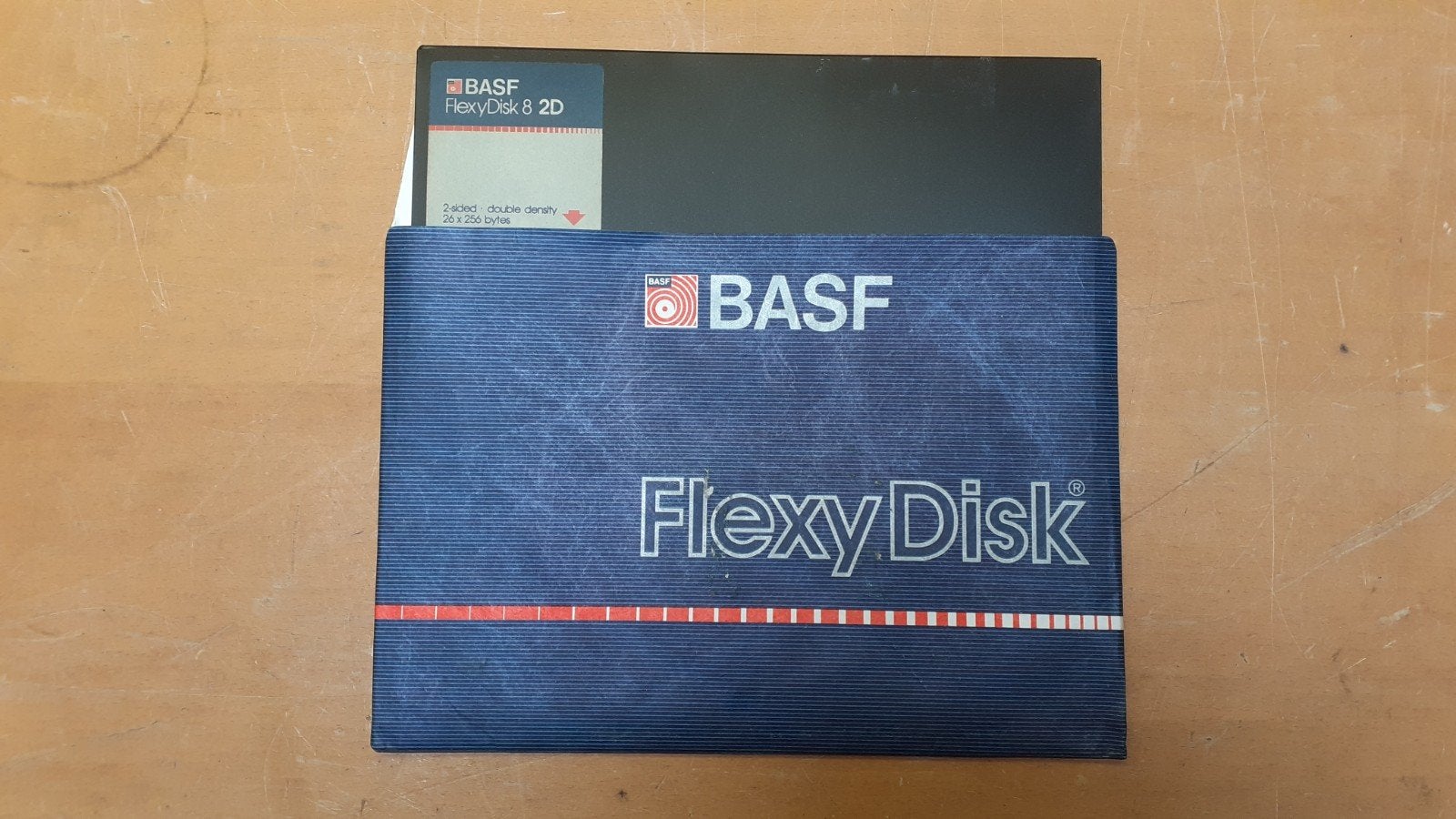 BASF FlexyDisk 8 2D Floppy Disk - Vintage Opslag, Ophalen of Verzenden, Gebruikt