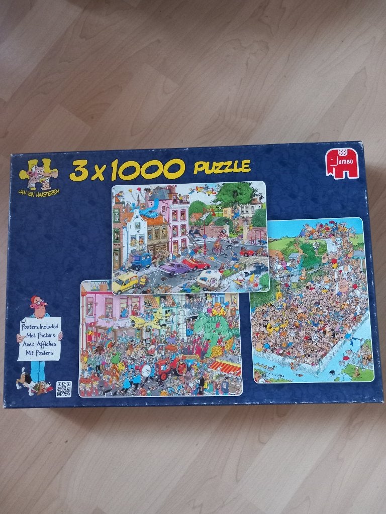 Jan van Haasteren puzzels, Ophalen, 500 t/m 1500 stukjes, Zo goed als nieuw