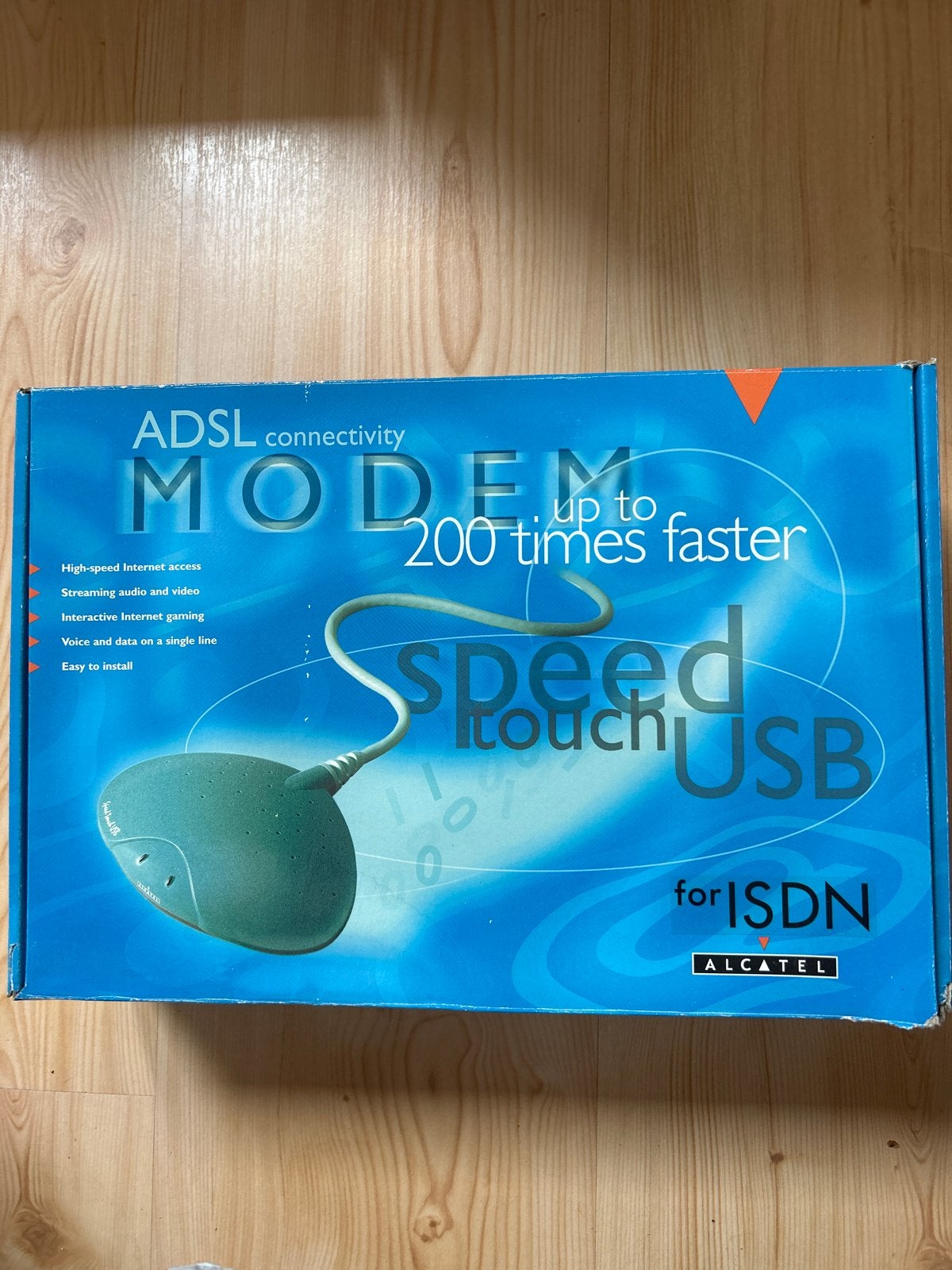 Alcatel Speed Touch USB ADSL Modem voor ISDN, Ophalen of Verzenden, Gebruikt, Router met modem