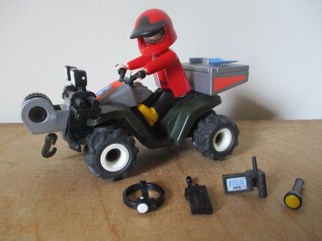 Playmobil 5429 rescue quad, Ophalen of Verzenden, Gebruikt, Complete set, Voertuig