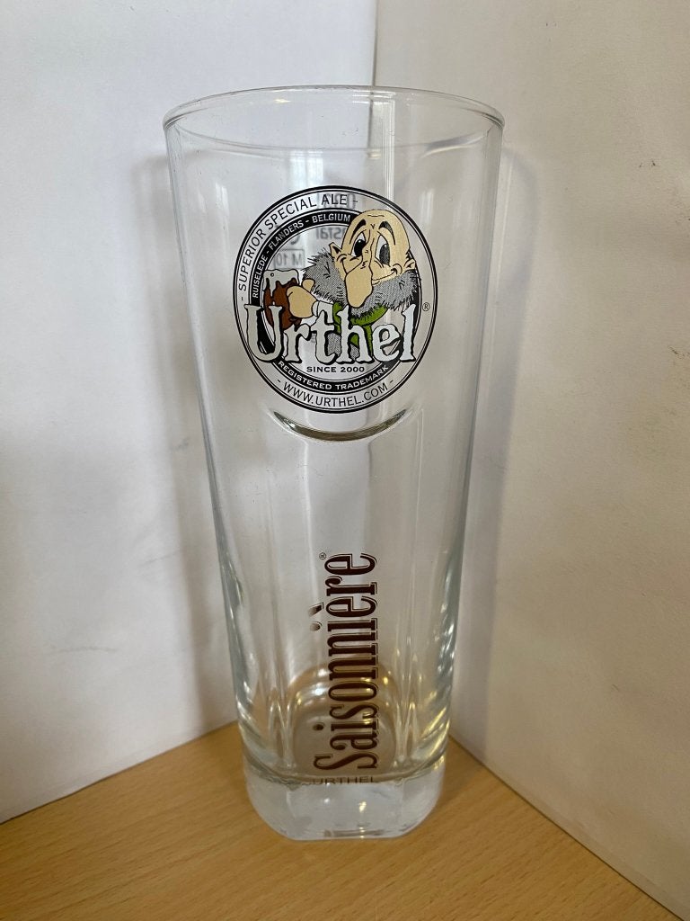 Urthel Saisonnière bierglas 25cl / 33cl, Ophalen of Verzenden, Zo goed als nieuw, Glas of Glazen, Overige merken