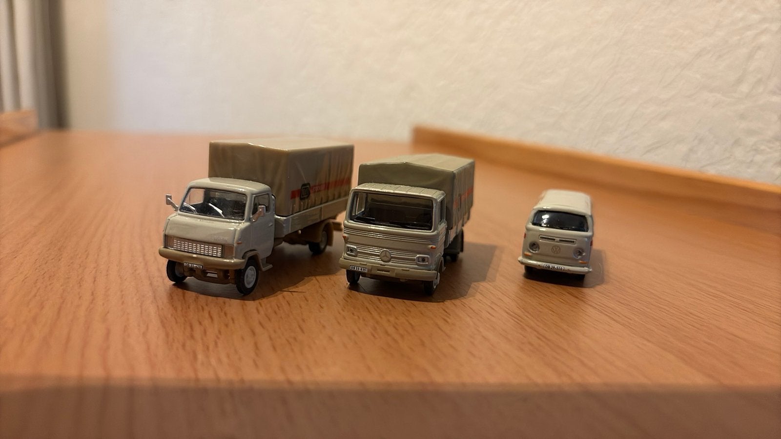 SCHUCO 452655330 MHL 3 er SET DB. GRAU.HO 1:87, Ophalen of Verzenden, Zo goed als nieuw