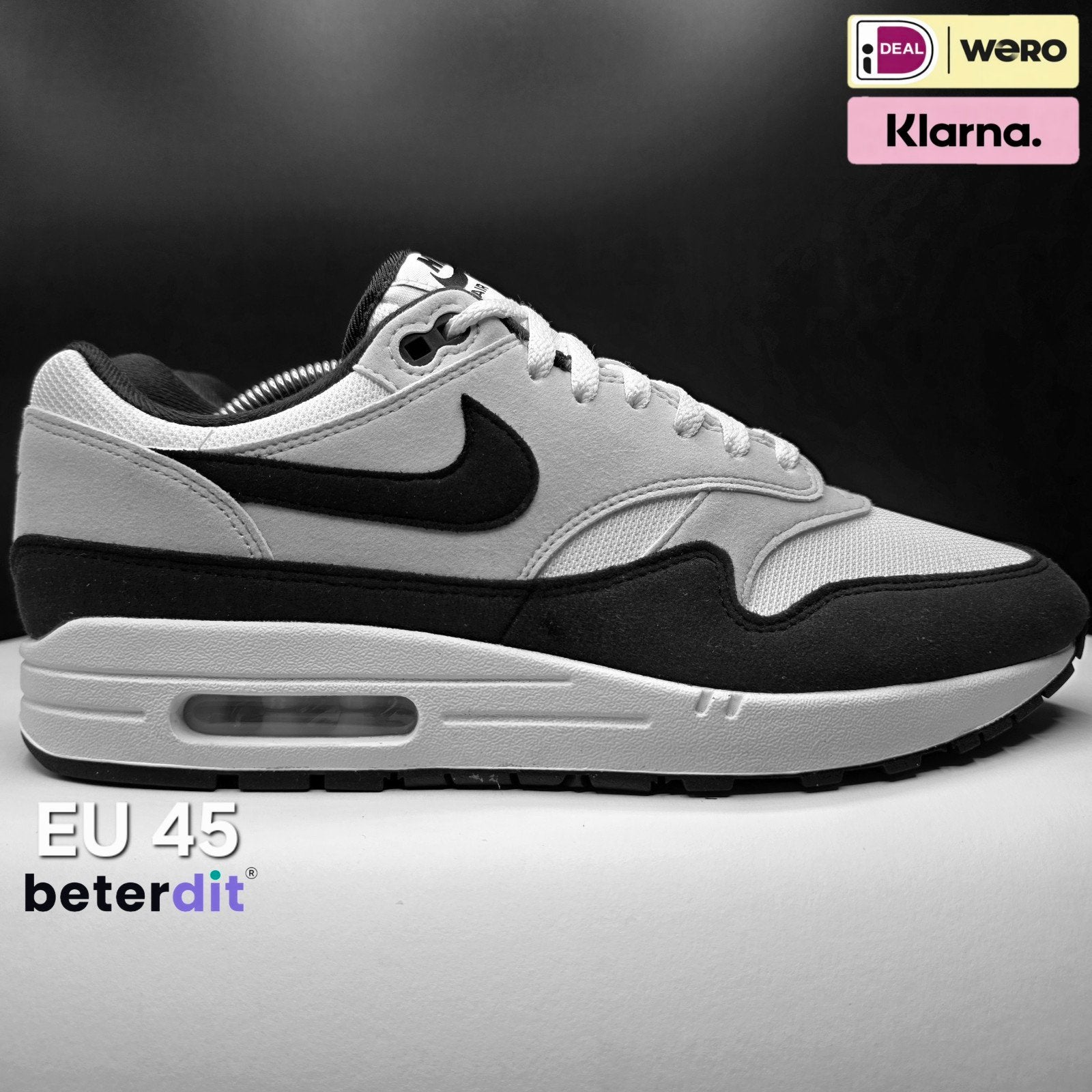 Nike Air Max 1 'White Black'
Maat: 45, Kleding | Heren, Schoenen, Nike air max, Ophalen of Verzenden, Nike, Nike