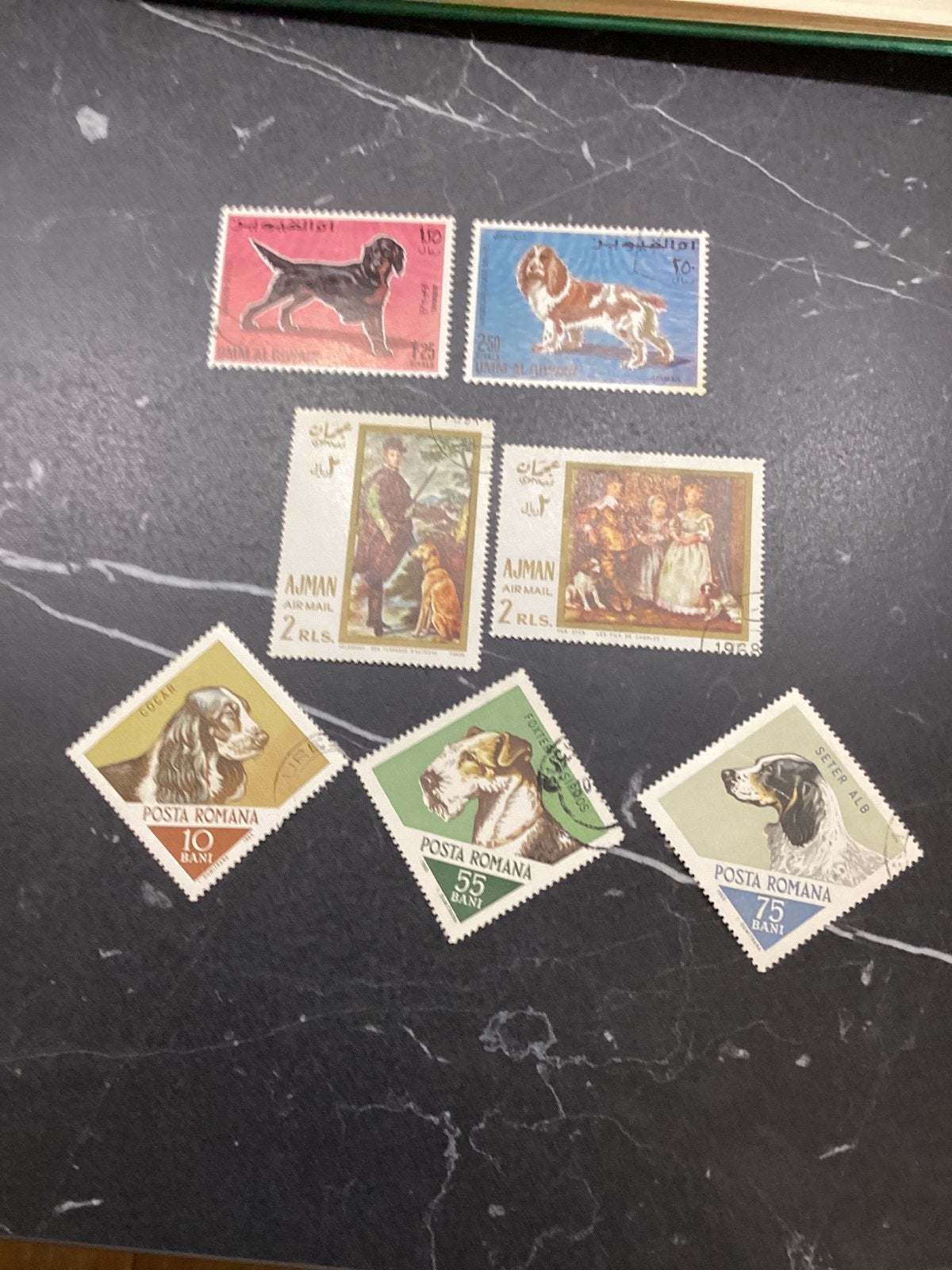 Verzameling honden postzegels - Diverse landen, Postzegels en Munten, Ophalen of Verzenden, Gestempeld, Dier of Natuur
