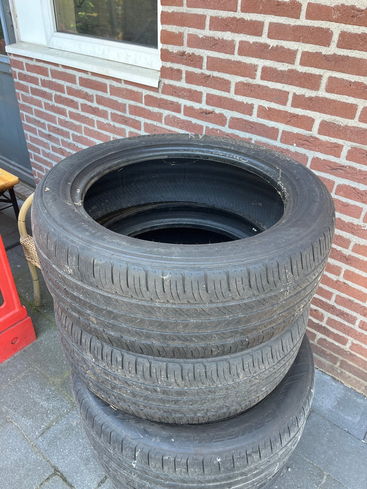 Gebruikte zomerbanden 255/50 R20 109V, Ophalen, Gebruikt, 255 mm, Band(en)