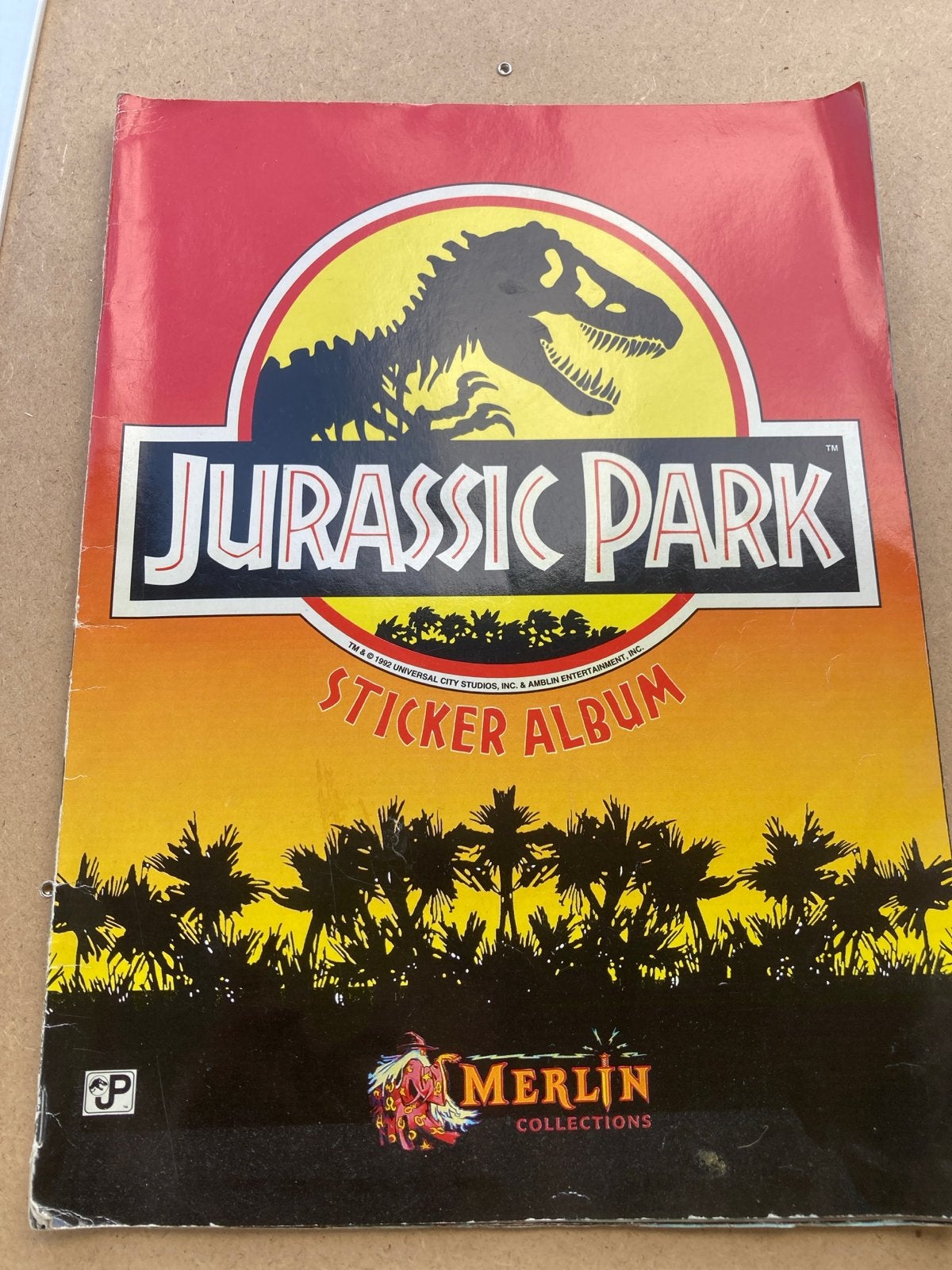 Compleet Jurassic Park stickerboek - Gebruikt, Ophalen of Verzenden, Gebruikt