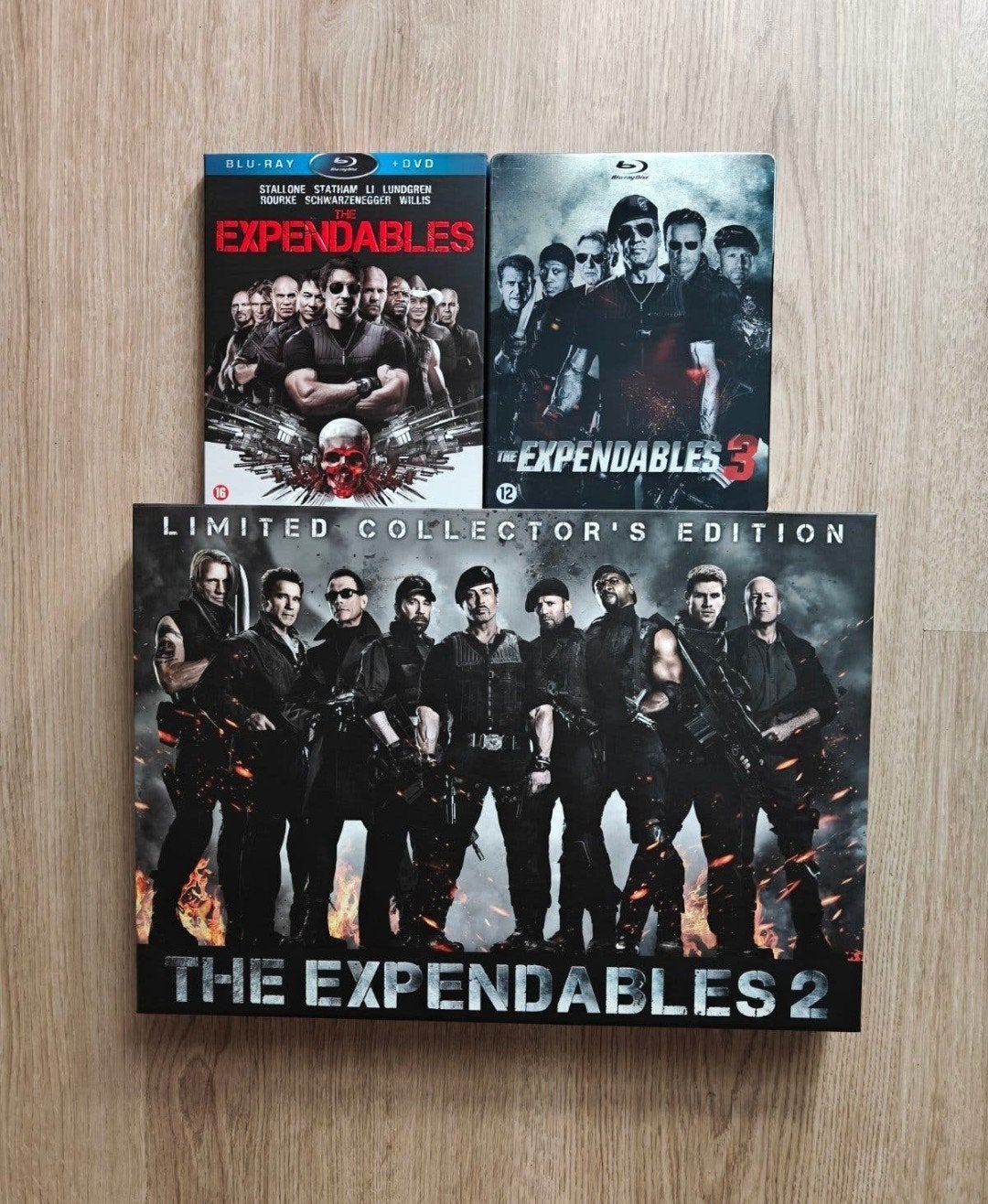 Blu-ray set The Expendables, Cd's en Dvd's, Ophalen of Verzenden, Zo goed als nieuw