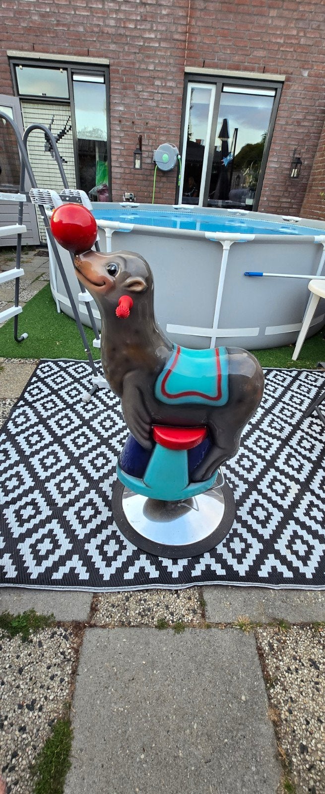Kinder Knipstoel Zeehond - Uniek en Speels, Ophalen of Verzenden, Gebruikt, Stoel