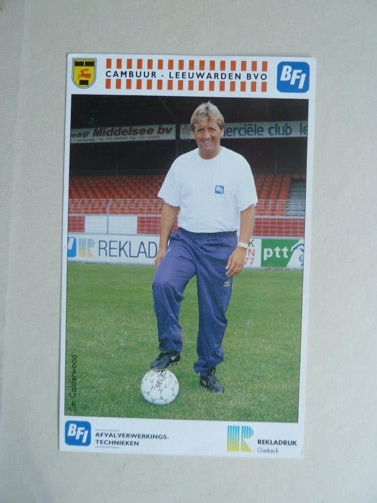 Spelerskaart. Jim.Calderwood  Cambuur.  1993/1994, Ophalen of Verzenden, Zo goed als nieuw, Overige binnenlandse clubs, Spelerskaart