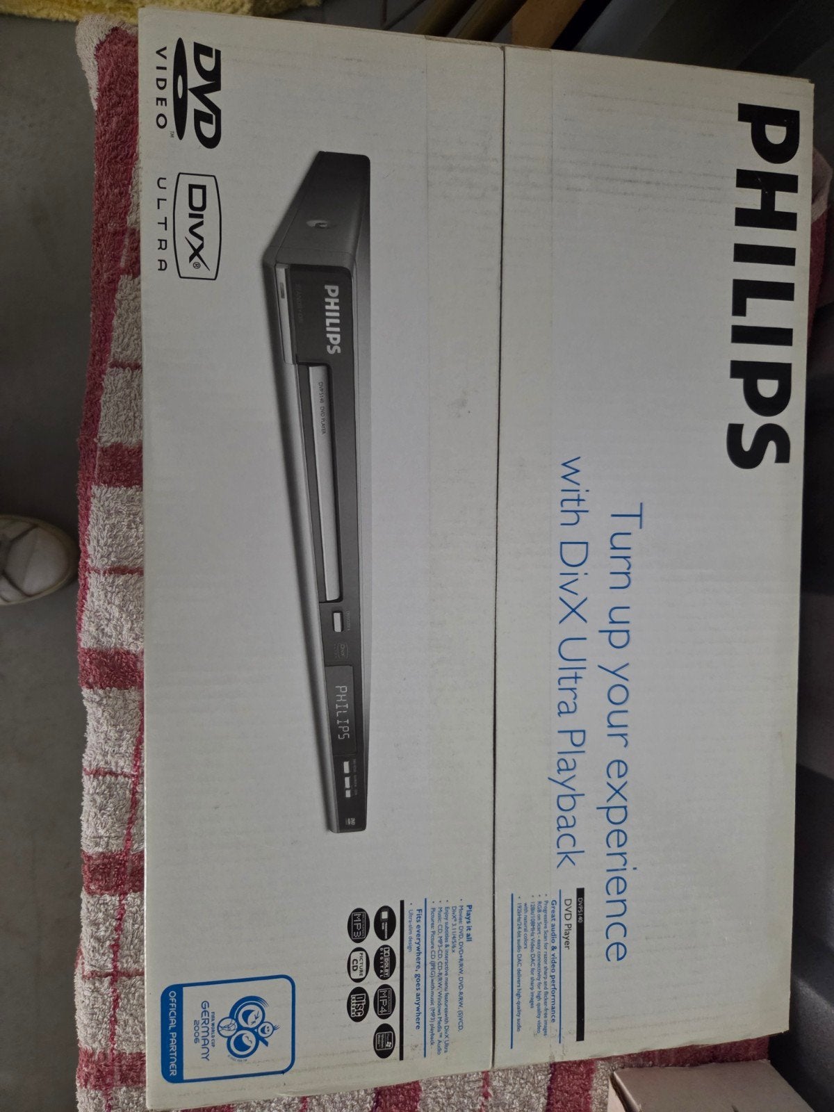 Philips DVD-speler met DivX Ultra Playback - Nieuw in doos, Ophalen of Verzenden, Nieuw, Dvd-speler, Philips