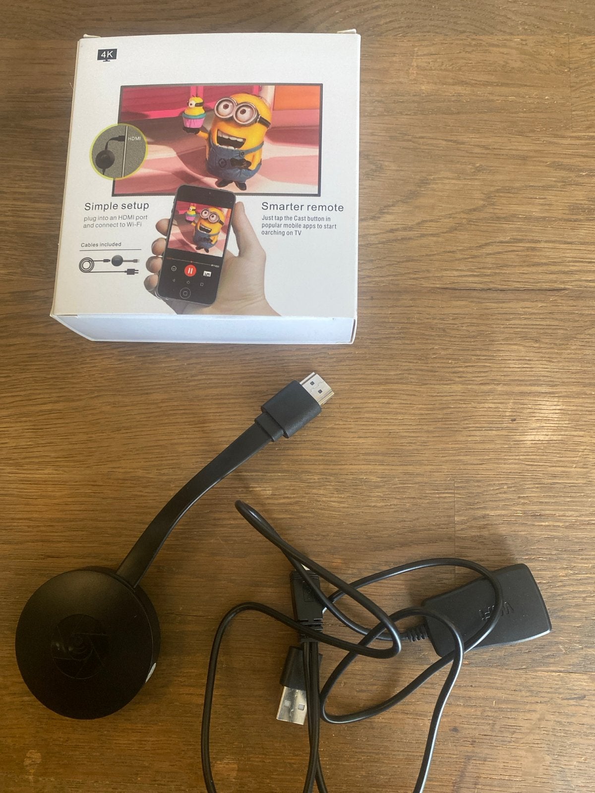 AnyCast 4K Wireless Display Adapter HDMI Dongle, Ophalen of Verzenden, Nieuw, HDMI, Zonder harde schijf
