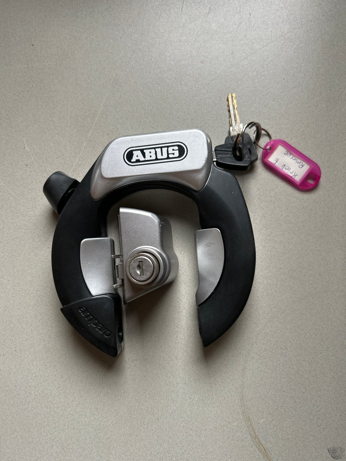 ABUS Ringslot met sleutels - Zo goed als nieuw, Ophalen, Zo goed als nieuw, Ringslot