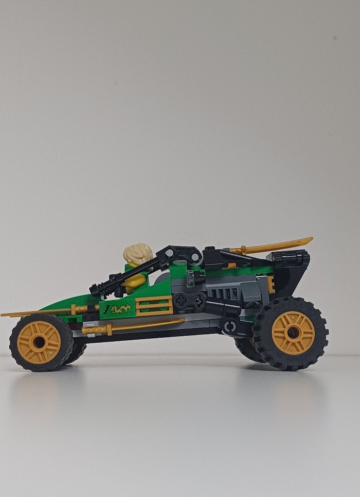 LEGO Compl. set Ninjago Nr 71700 Legancy Jungle aanvalsauto, Lego, Inclusief accessoires, Ophalen of Verzenden, Zo goed als nieuw
