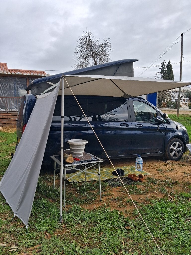 MARCO POLO BUSCAMPER OP MERCEDES, Chemisch toilet, Luifel, Mercedes-Benz, Particulier