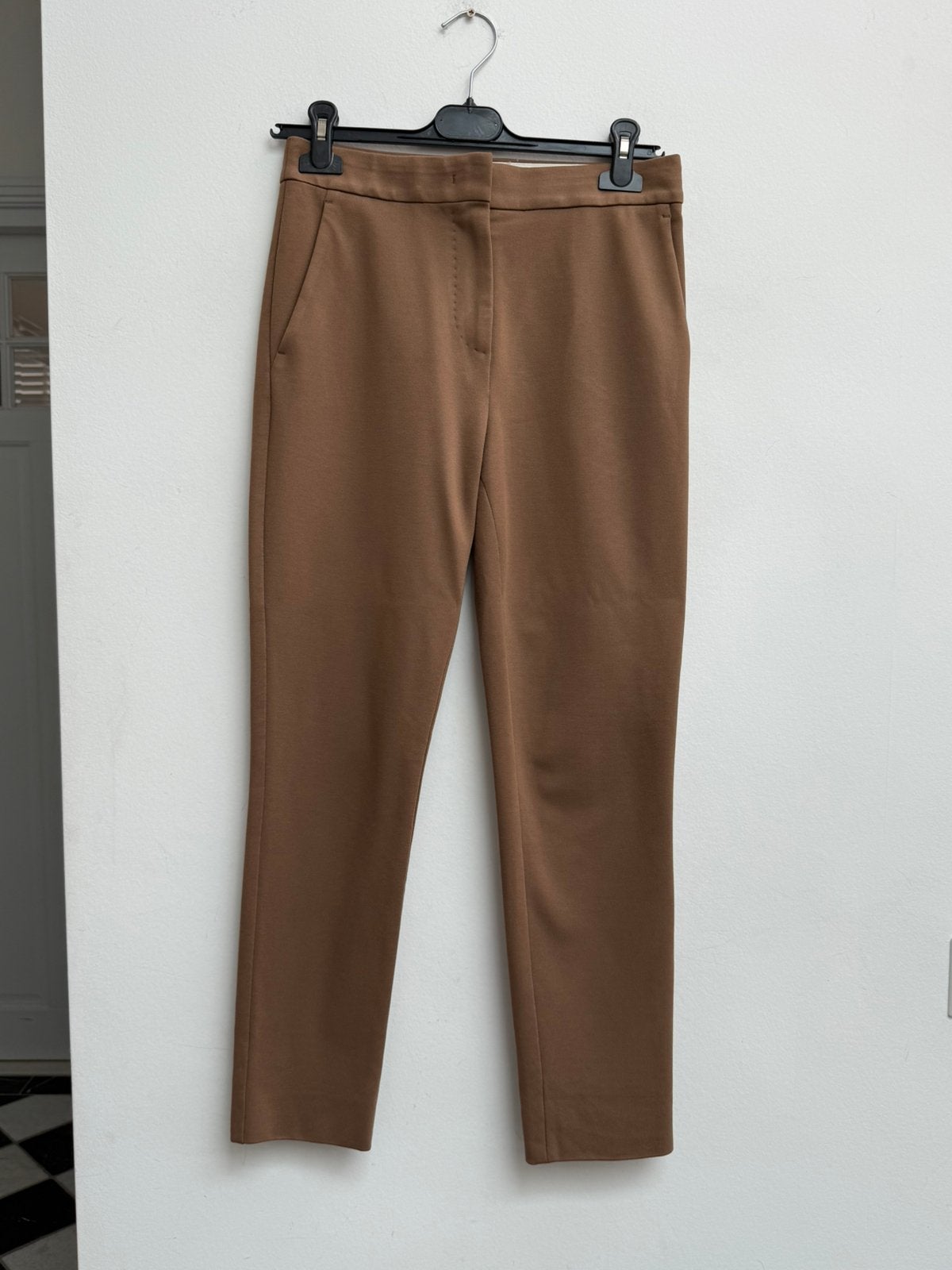 Max Mara Camel Tapered Pantalon IT 36 EU 34 Dames, Kleding | Dames, Bruin, Ophalen of Verzenden, Zo goed als nieuw, Maat 36 (S)