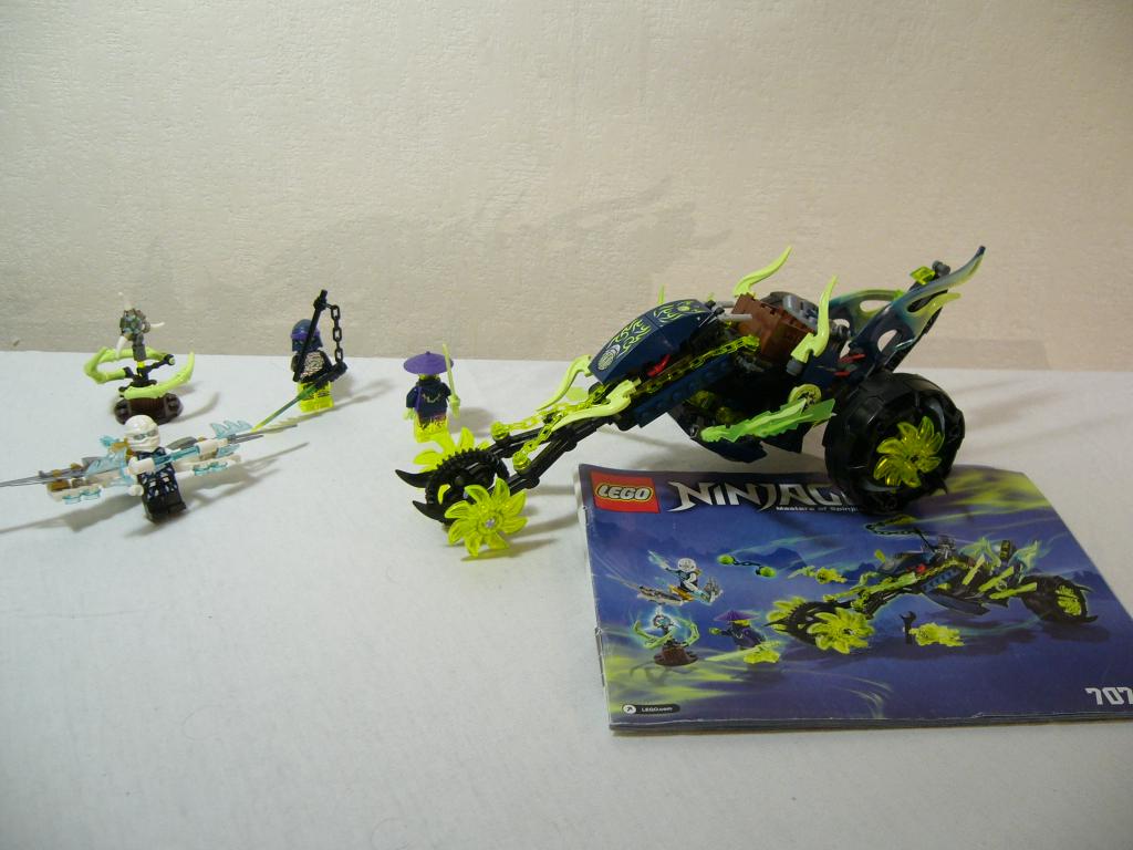 Lego Ninjago 70730 Chain Cycle Ambush, Gebruikt, Lego, Ophalen of Verzenden, Complete set