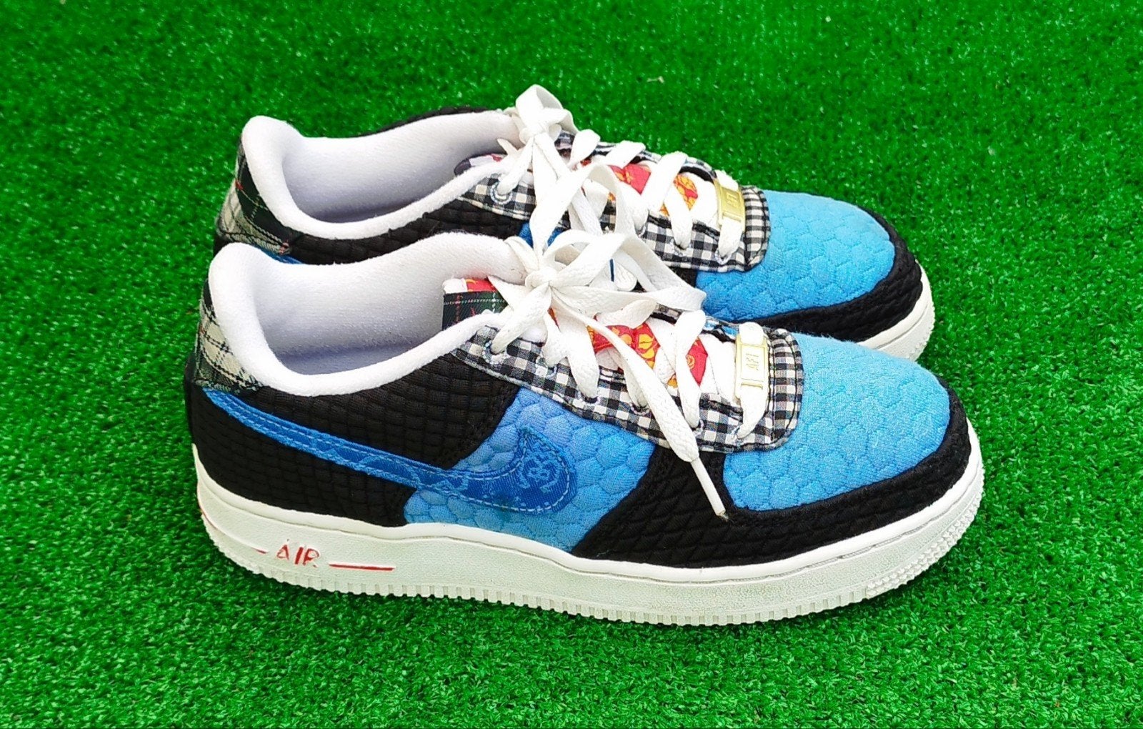 Nike Air Force 1 Low 'Patchwork' (GS) - Maat 38, Kleding | Dames, Nike, Inc., Overige kleuren, Nike, Ophalen of Verzenden