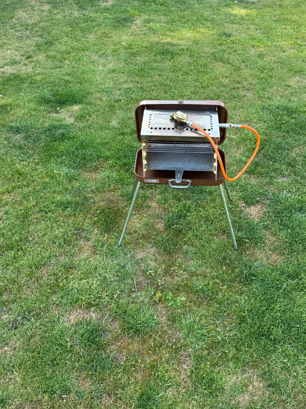 Cramer Classic 2 pits gas/kookgrill, Ophalen, Gebruikt