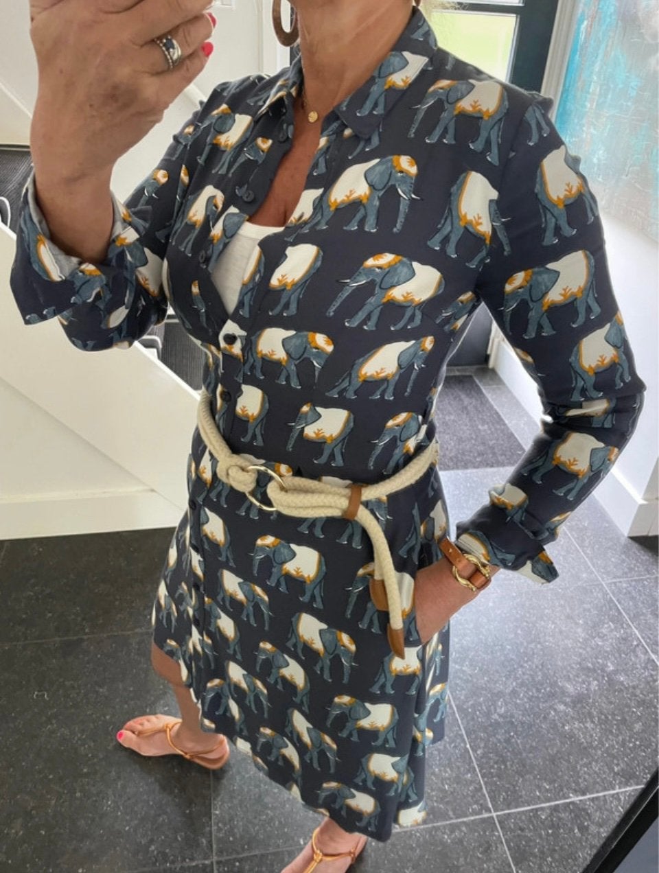 Fabienne Chapot, super leuk (kimono) jurkje, XS/S, Overige kleuren, Ophalen of Verzenden, Zo goed als nieuw, Knielengte