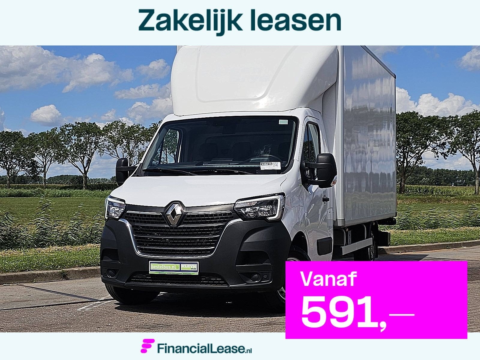 RENAULT MASTER 2.3 bakwagen laadklep!, Navigatiesysteem, Gebruikt, Renault, Bedrijf