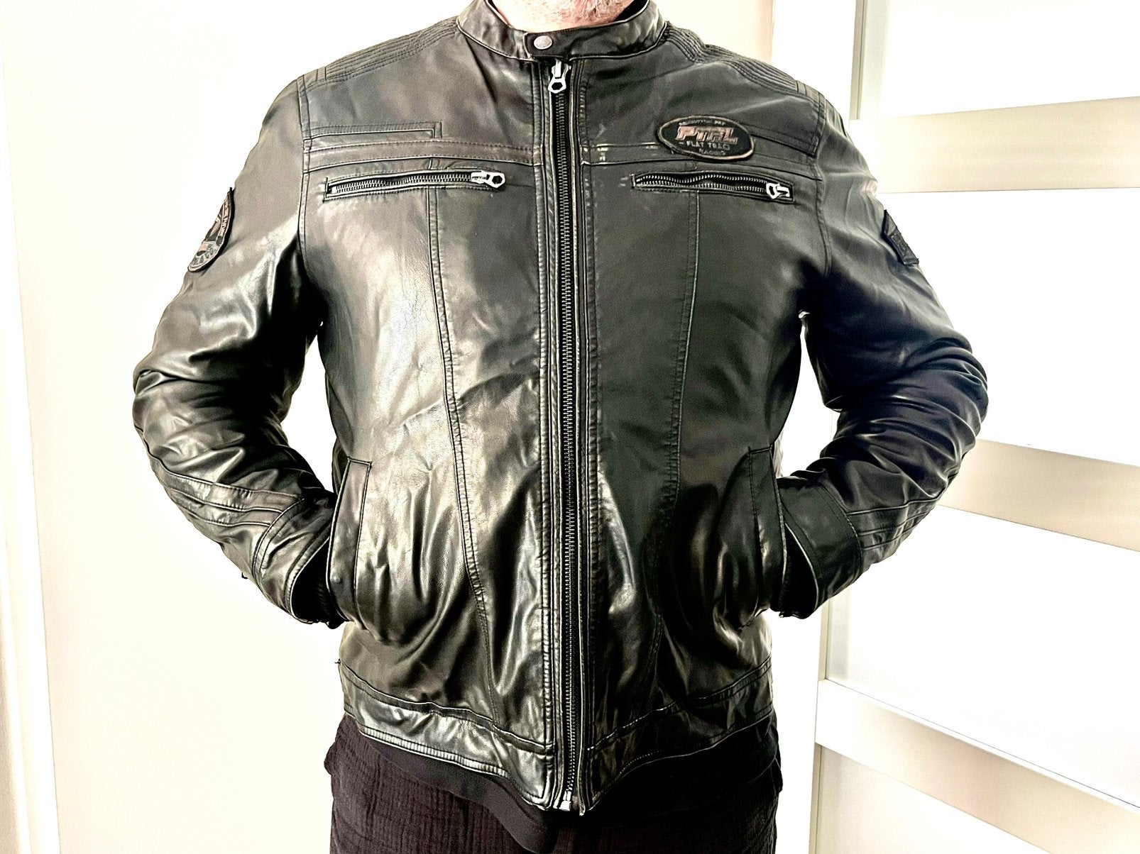 Petrol, leren jacket!, Motoren, Kleding | Motorkleding, Ophalen, Nieuw met kaartje, Jas | leer