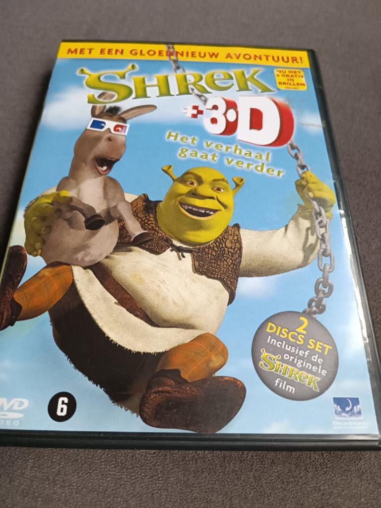 Shrek 3D - dvd, Vanaf 6 jaar, Ophalen of Verzenden, Zo goed als nieuw, Amerikaans