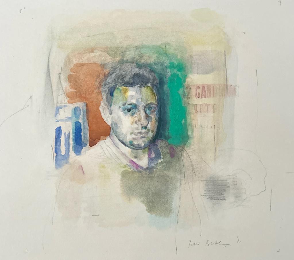 Aquarel Peter Bartels, Antiek en Kunst, Verzenden