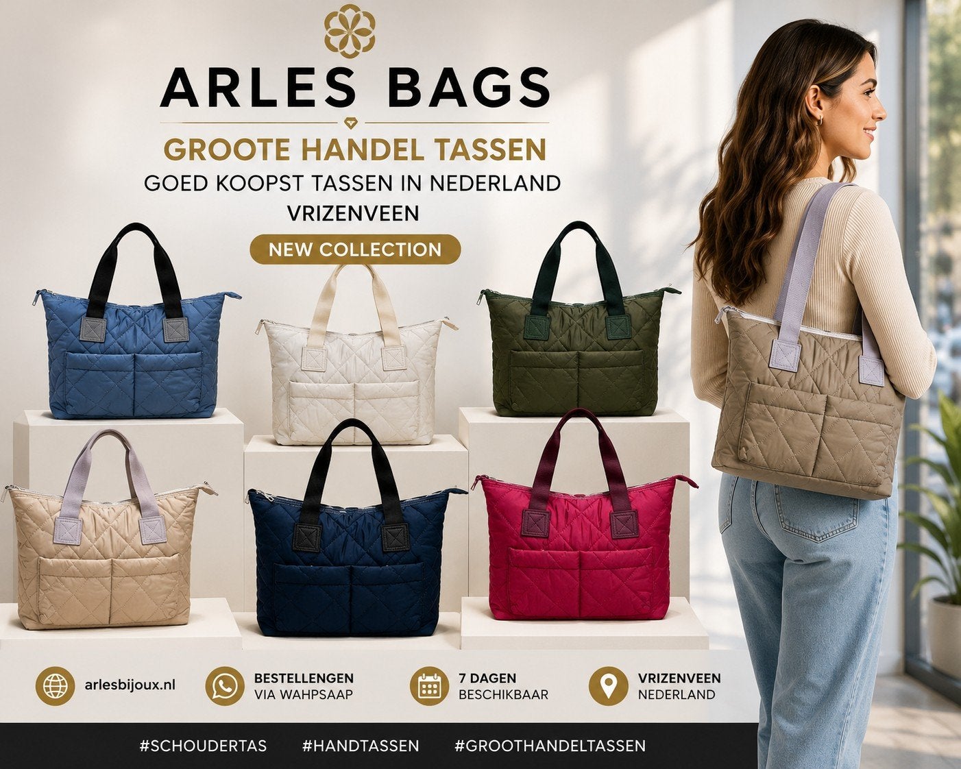 arles bags  groothandel tassen, Ophalen of Verzenden, Nieuw
