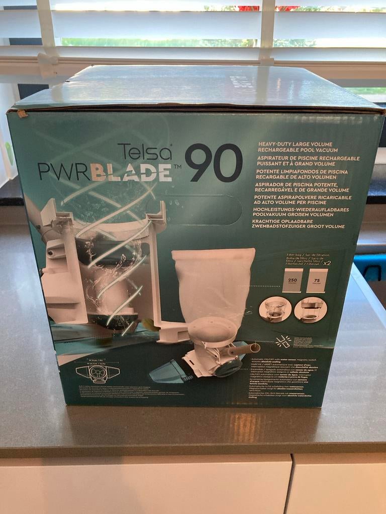 Telsa PWRBlade 90 Oplaadbare Zwembadstofzuiger, Tuin en Terras, Zwembad-toebehoren, Ophalen of Verzenden, Nieuw, Reinigingsmiddel
