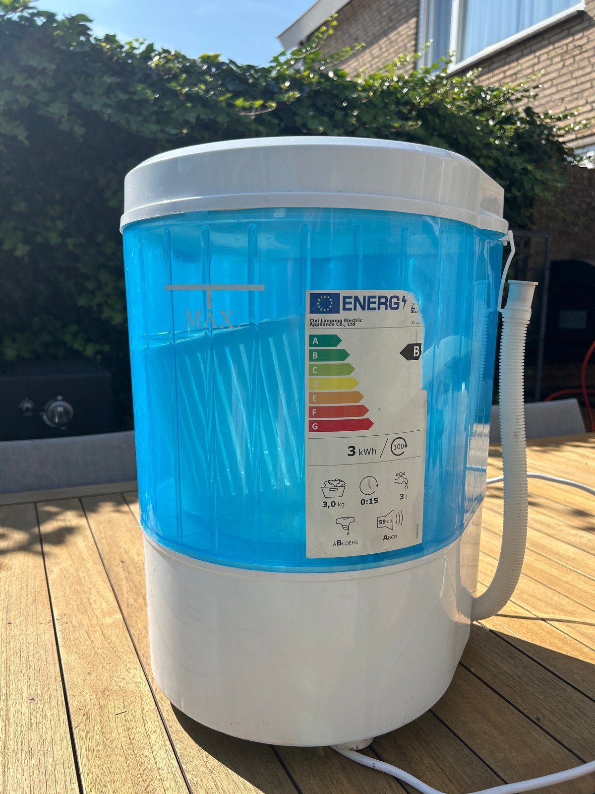 Compacte wasmachine - Ideaal voor kleine ruimtes/ kamperen, Witgoed en Apparatuur, Wasmachines, Ophalen, Minder dan 1200 toeren