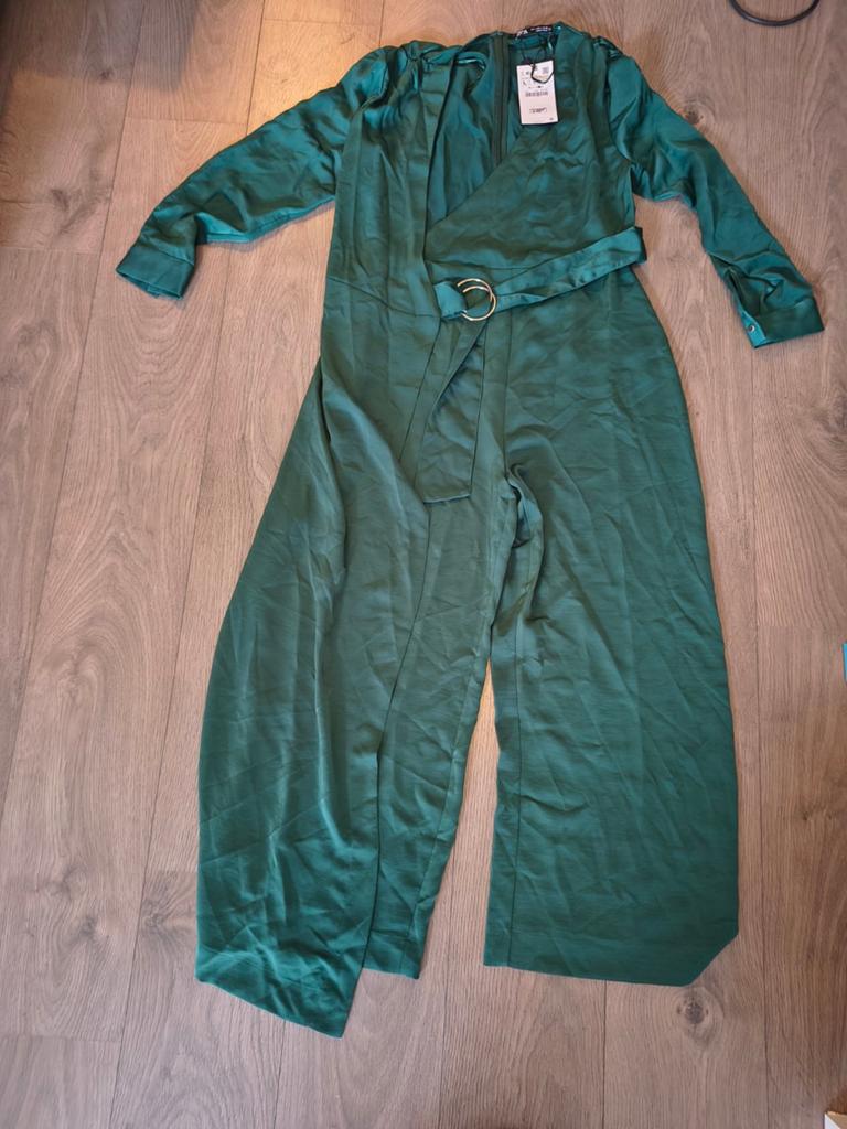 Zara Jumpsuit Groen Maat L - Nieuw met kaartje, Zara, Maat 42/44 (L), Nieuw, Ophalen of Verzenden