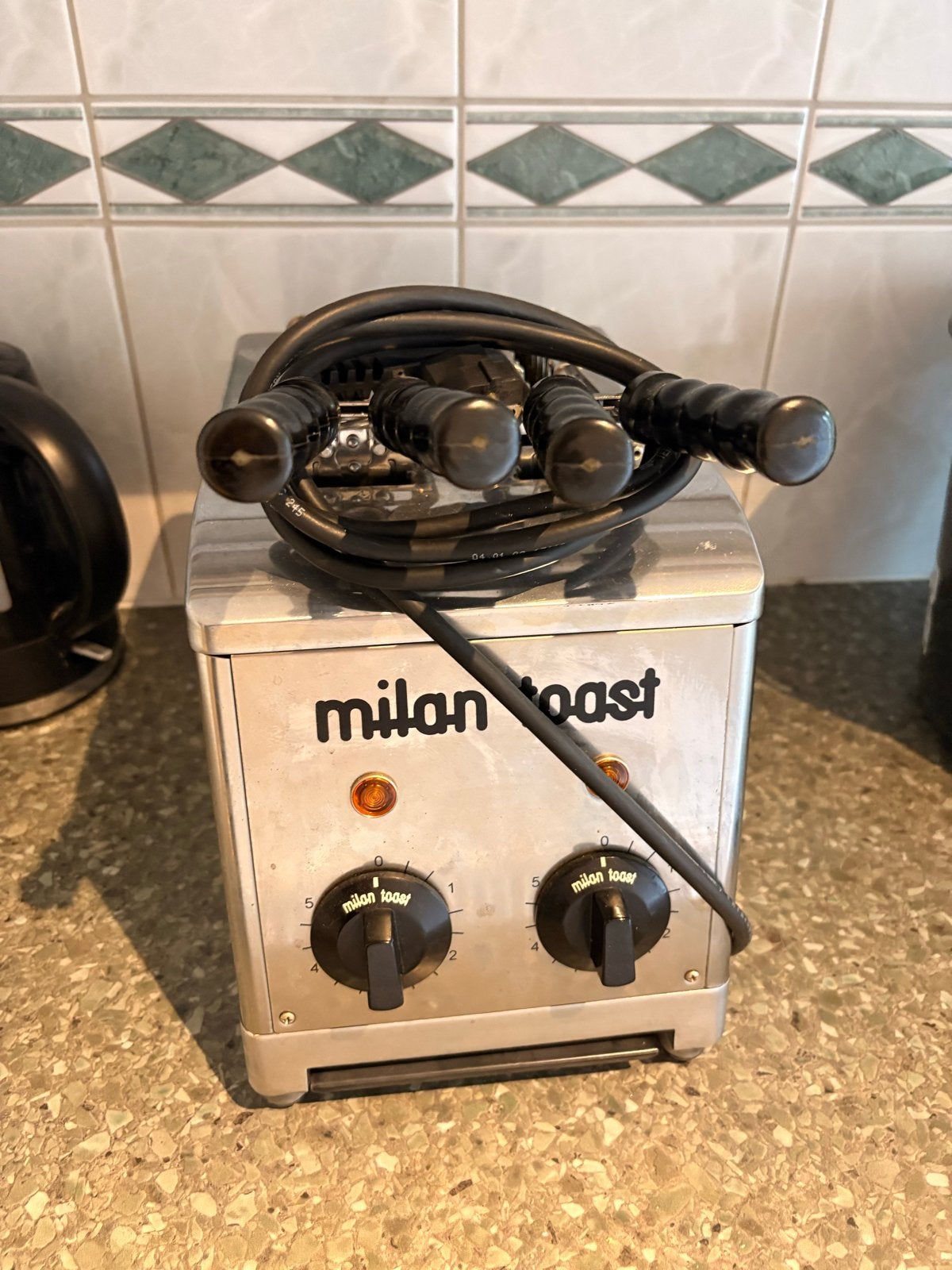 Milan Toast professionele tosti-ijzer/broodrooster, Ophalen