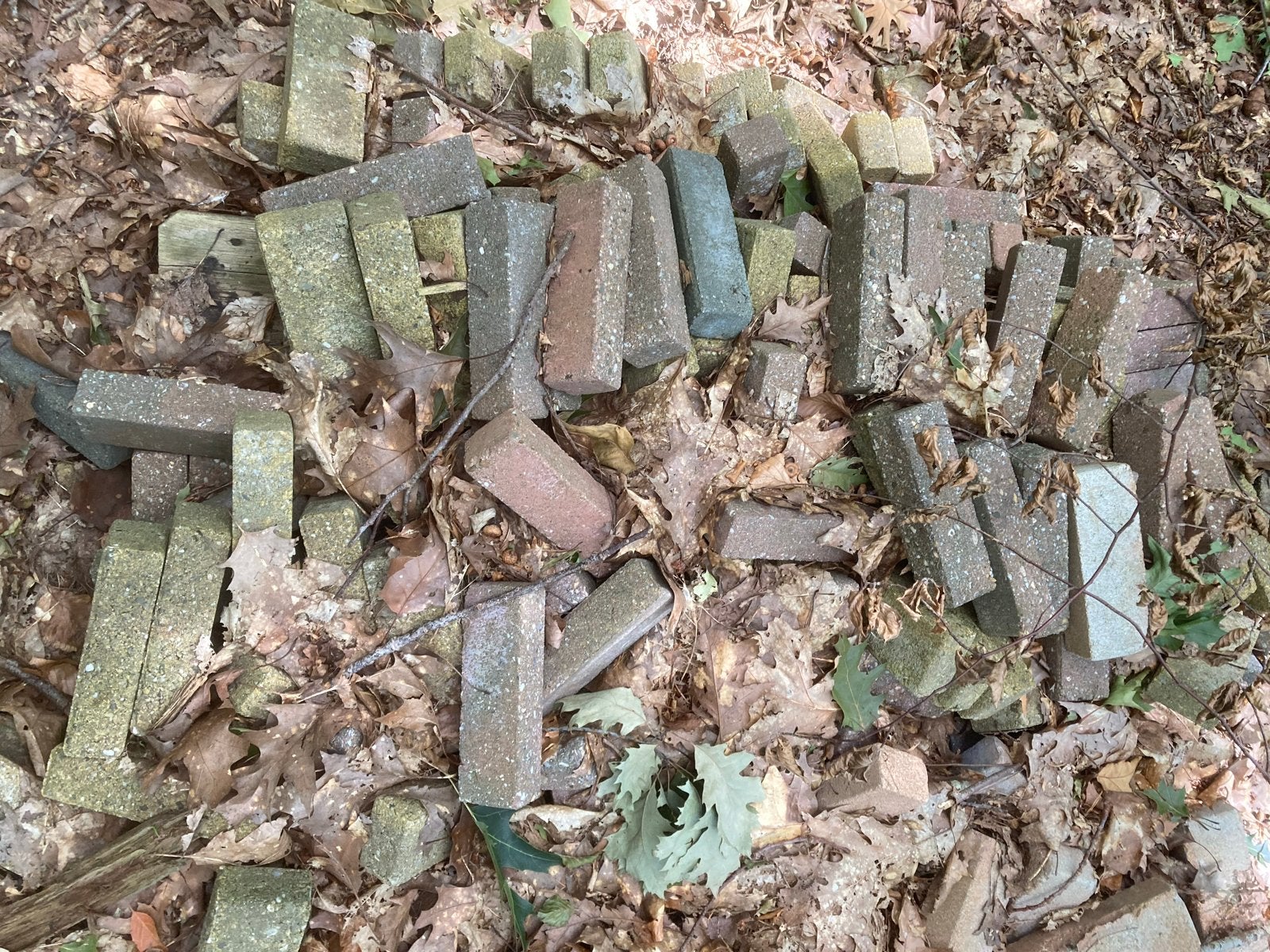 Gebruikte waaltjes/klinkers voor tuin of oprit, Tuin en Terras, Ophalen, Gebruikt, Klinkers, Minder dan 5 m²