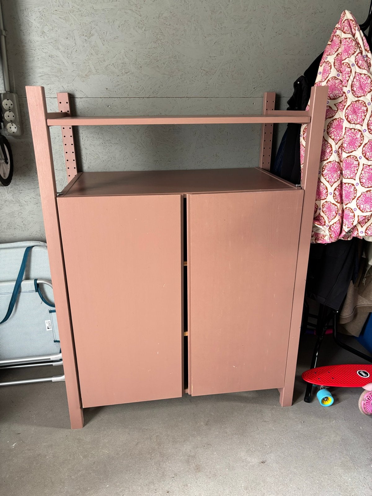 IKEA IVAR kast (90x50x124cm) roze geverfd, Ophalen, Gebruikt