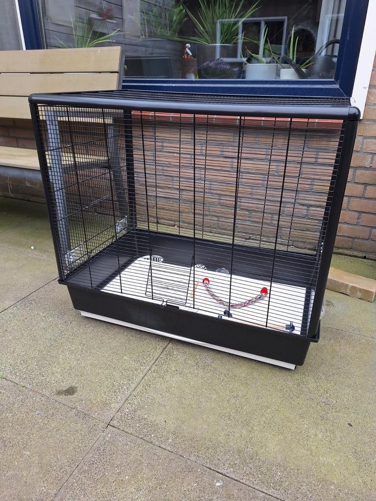 Savic primo vogelkooi, 89x50x70 cm, Ophalen, Zo goed als nieuw, Metaal, Vogelkooi
