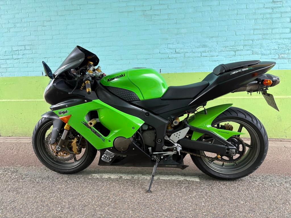 Kawasaki Ninja ZX-6R (2005) – Lage km-stand – Nette staat, Motoren, Motoren | Kawasaki, 636 cc, 4 cilinders, Motorrijbewijs A